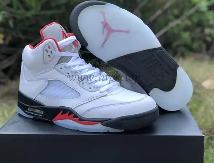 PK GOD Air Jordan 5 Fire Red retail materails ready to ship