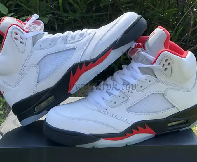 PK GOD Air Jordan 5 Fire Red retail materails ready to ship