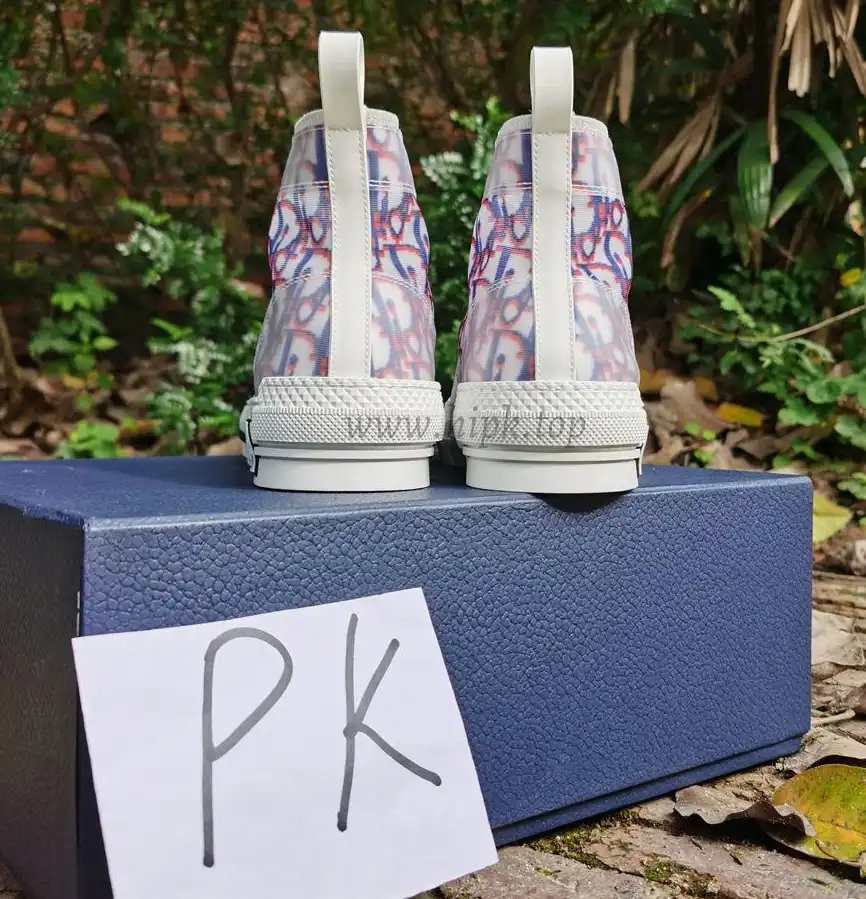 PK God Di*R retail version b23 hightop red and blue come with retail materials total ready to ship