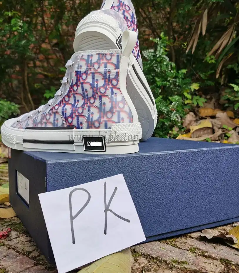 PK God Di*R retail version b23 hightop red and blue come with retail materials total ready to ship