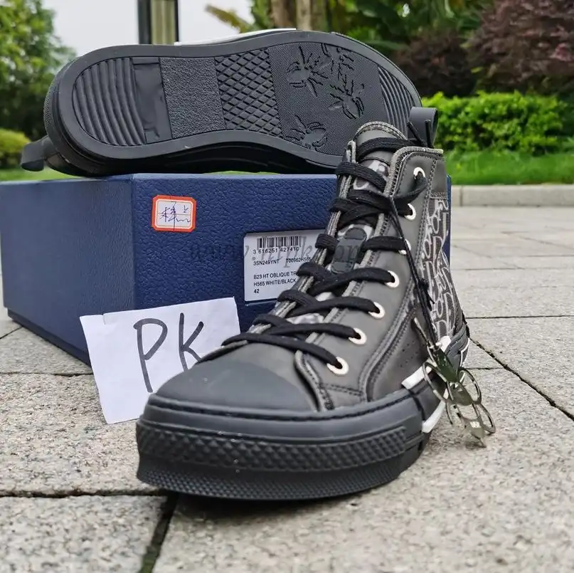 PK God Di*R retail version b23 high top Black and white come with retail materials  total ready to ship