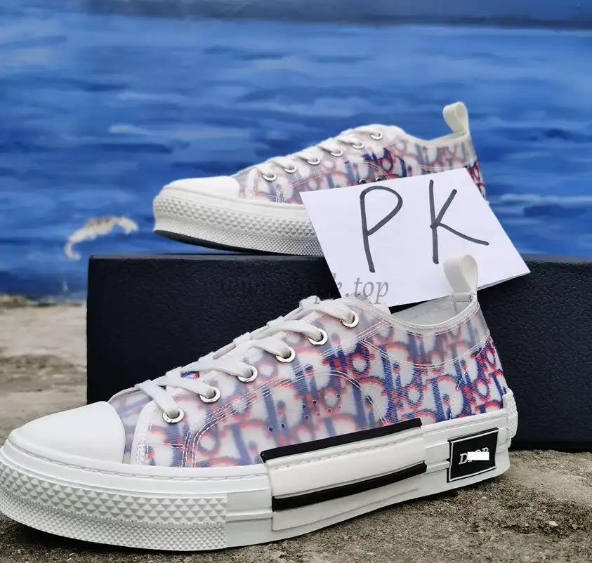 PK God Di*R retail version b23 lowtop red and blue come with retail materials total ready to ship