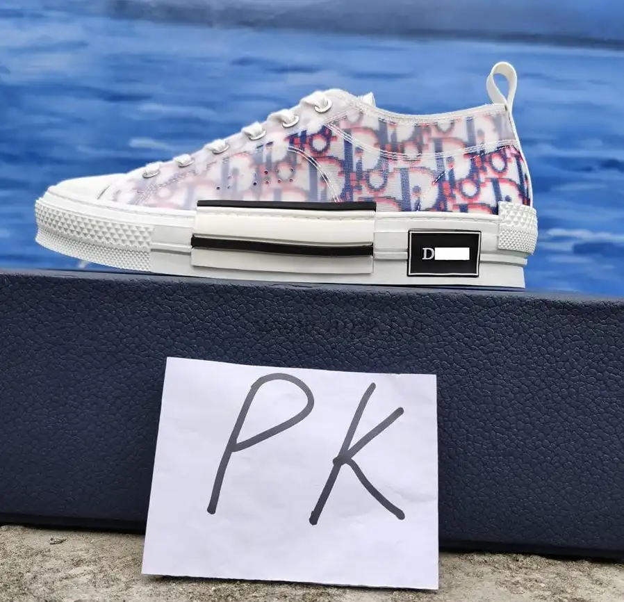 PK God Di*R retail version b23 lowtop red and blue come with retail materials total ready to ship