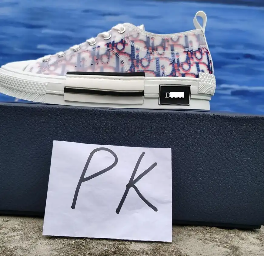 PK God Di*R retail version b23 lowtop red and blue come with retail materials total ready to ship