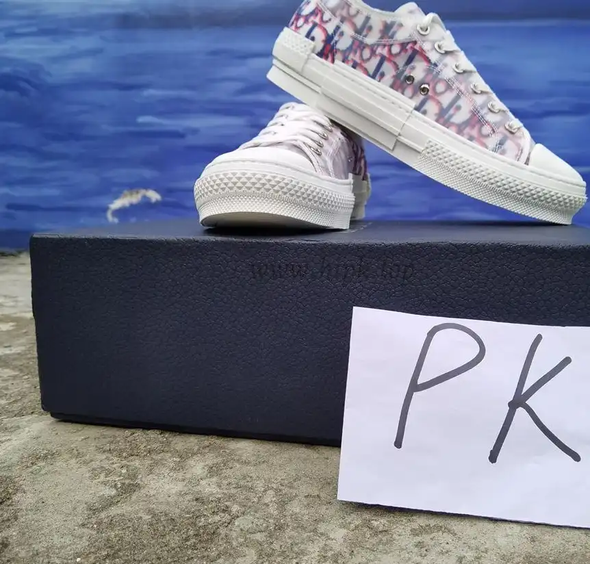 PK God Di*R retail version b23 lowtop red and blue come with retail materials total ready to ship