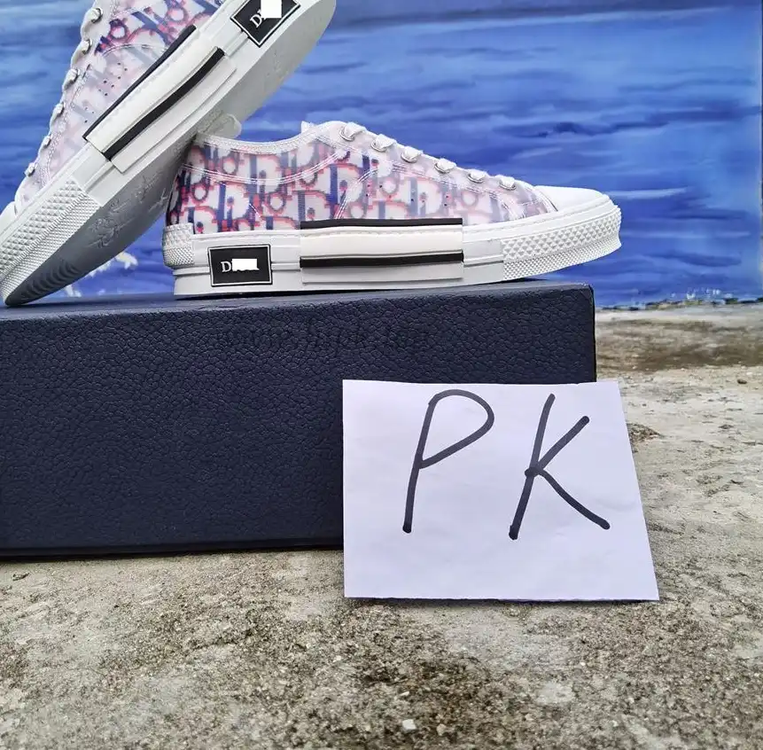 PK God Di*R retail version b23 lowtop red and blue come with retail materials total ready to ship