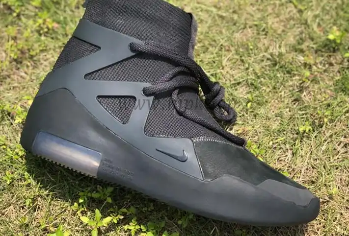 PK God Nike Air Fear of God 1 Triple Black retail materials ready to ship