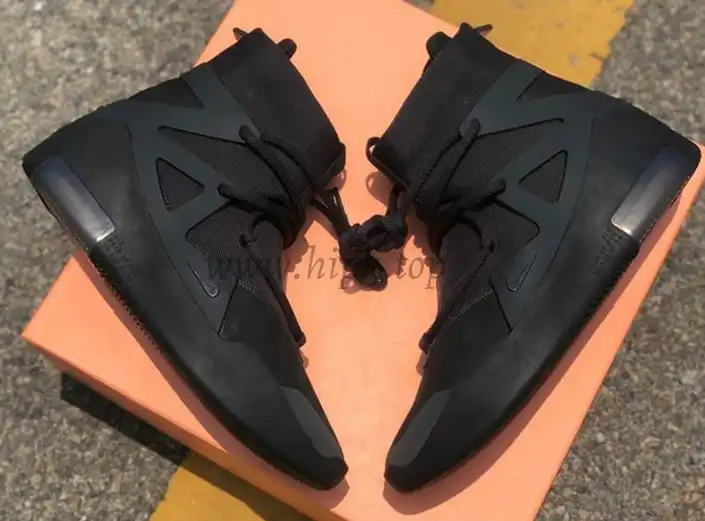 PK God Nike Air Fear of God 1 Triple Black retail materials ready to ship