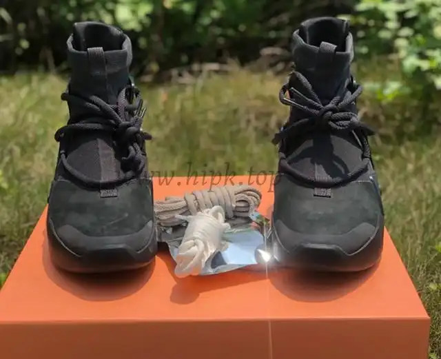 PK God Nike Air Fear of God 1 Triple Black retail materials ready to ship