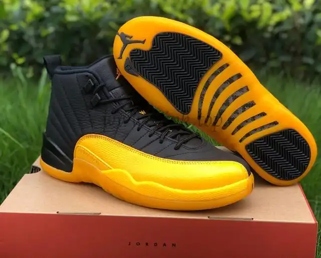 Pk God Air Jordan XII 12 university Gold retail materials ready to ship