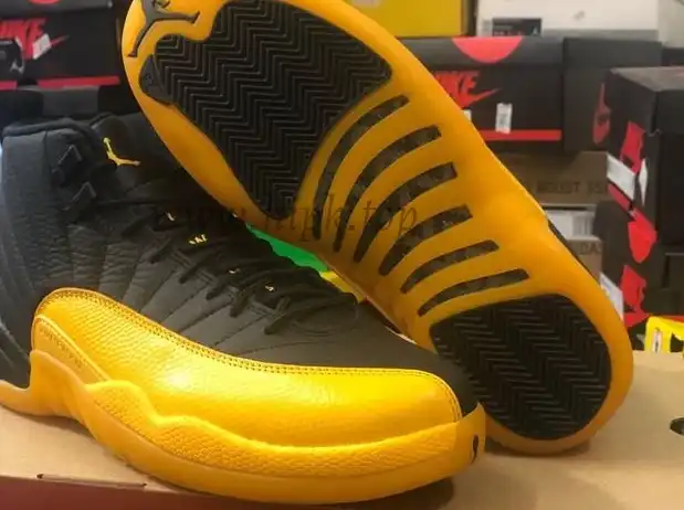 Pk God Air Jordan XII 12 university Gold retail materials ready to ship