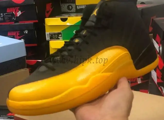 Pk God Air Jordan XII 12 university Gold retail materials ready to ship