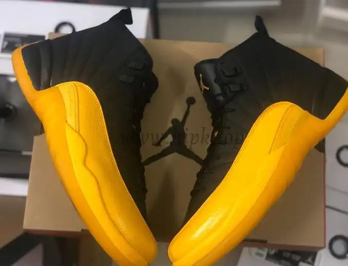 Pk God Air Jordan XII 12 university Gold retail materials ready to ship