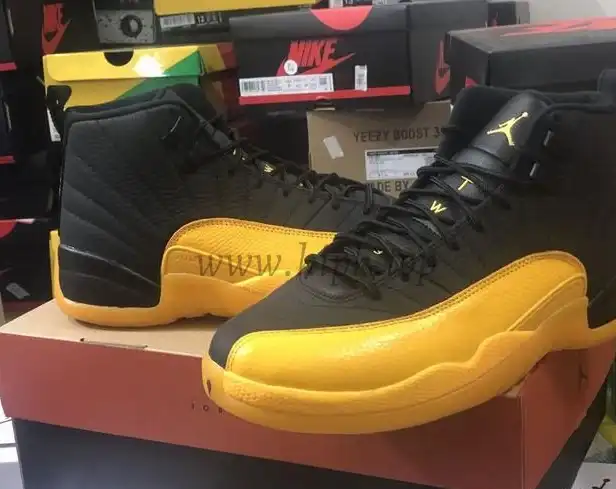 Pk God Air Jordan XII 12 university Gold retail materials ready to ship