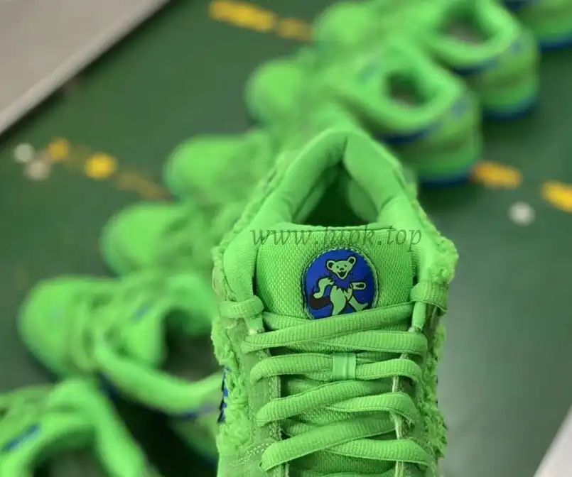 PKGOD exclusive Grateful Dead X SB dunk low pro Green bear ready to ship