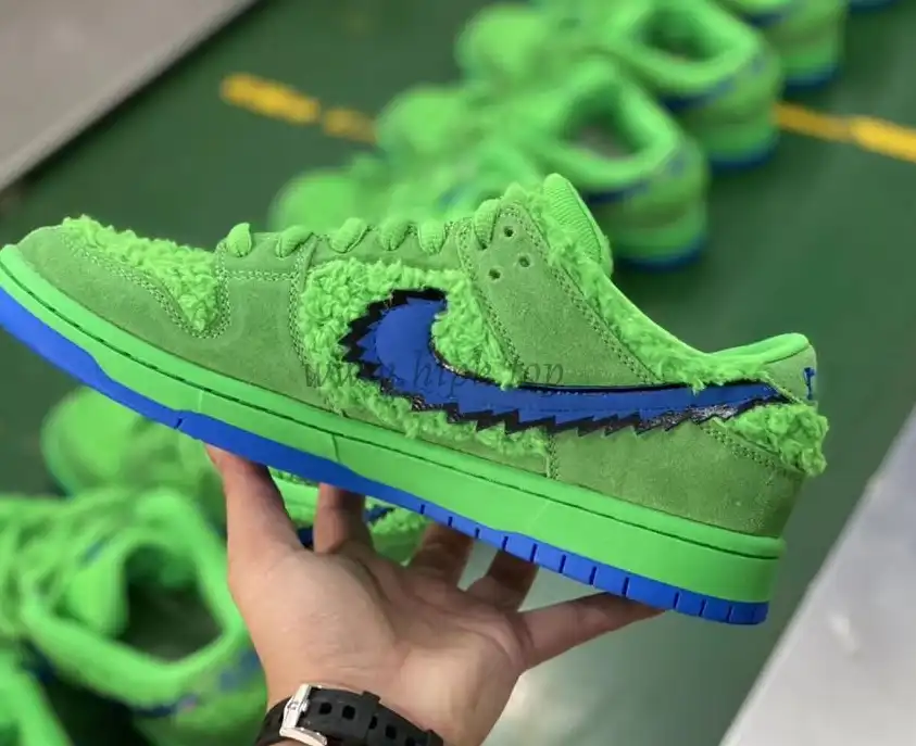 PKGOD exclusive Grateful Dead X SB dunk low pro Green bear ready to ship