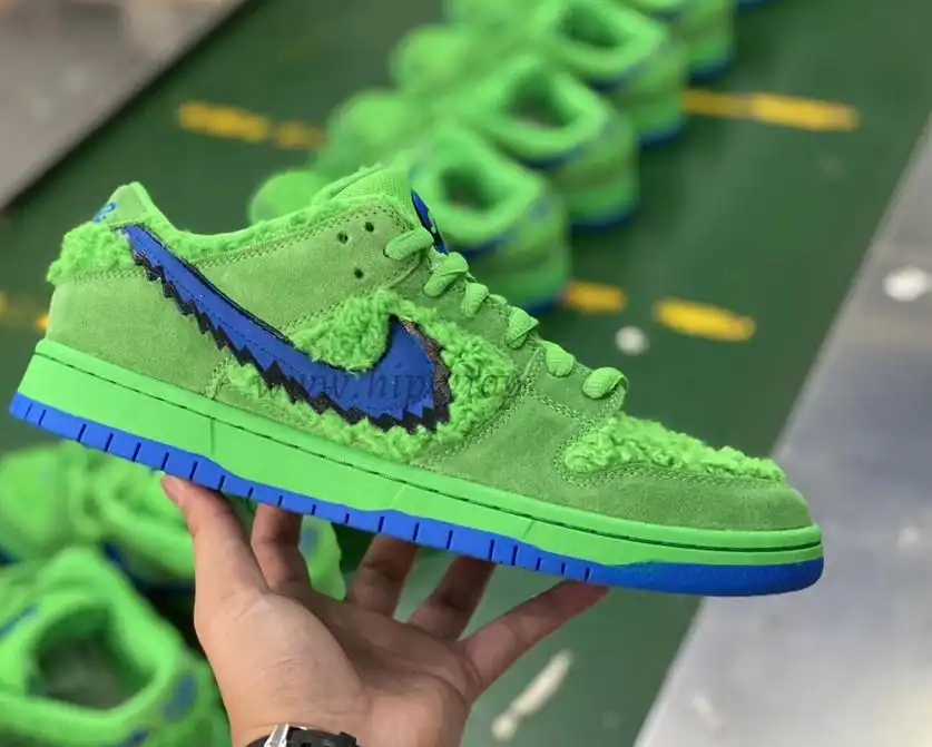 PKGOD exclusive Grateful Dead X SB dunk low pro Green bear ready to ship