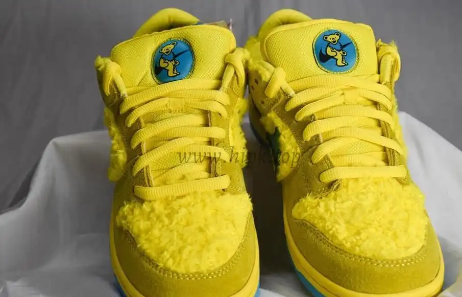 PKGOD exclusive Grateful Dead X SB dunk low pro Opti Yellow ready to ship