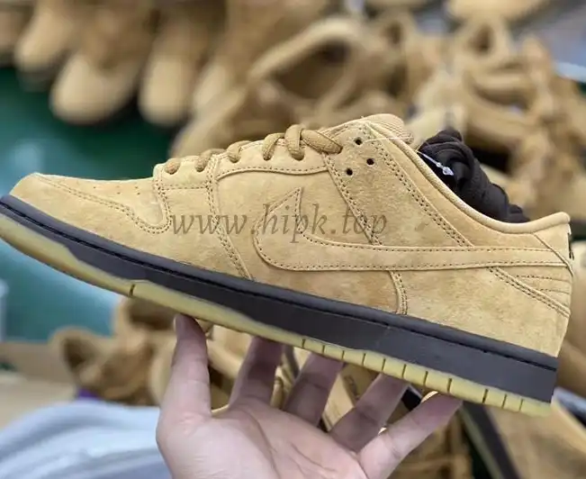 Pk God Sb dunk low wheat mocha retail materials ready to ship