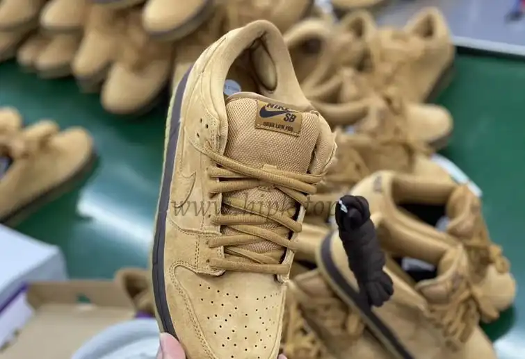 Pk God Sb dunk low wheat mocha retail materials ready to ship