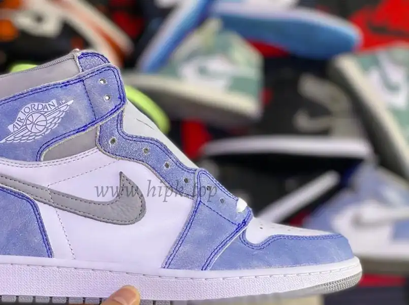 Pk god air Jordan 1 OG retro hyper royalretail materials ready on March 4th