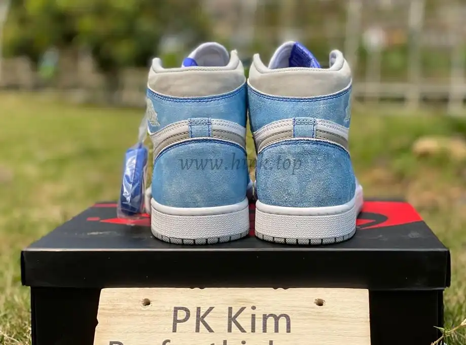 Pk god air Jordan 1 OG retro hyper royalretail materials ready on March 4th