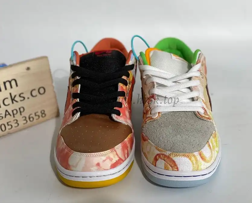 Pk God Nike dunk low pro QS street hawker retail materials ready to ship