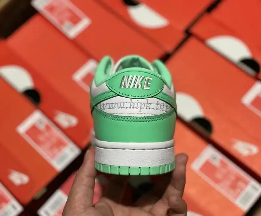 PK GOD nike dunk low Green Glow retail materials ready to ship