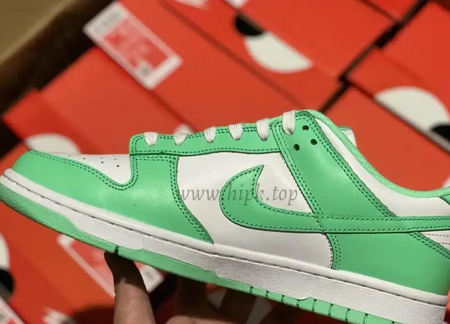 PK GOD nike dunk low Green Glow retail materials ready to ship