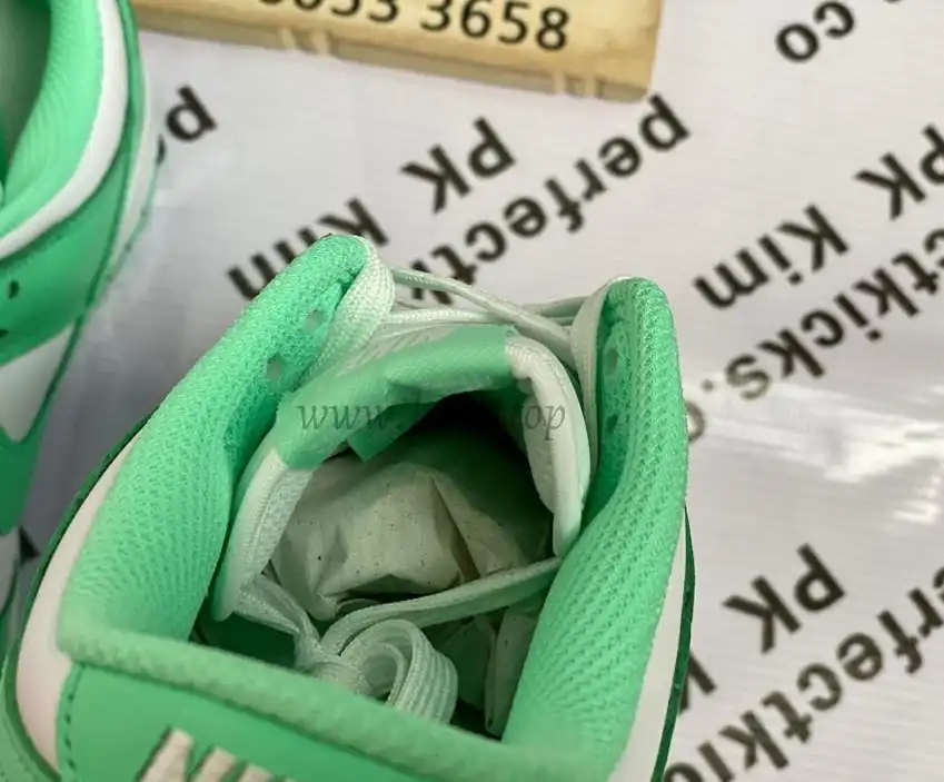 PK GOD nike dunk low Green Glow retail materials ready to ship