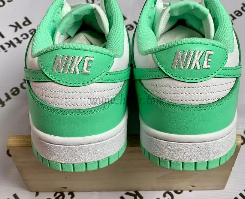 PK GOD nike dunk low Green Glow retail materials ready to ship