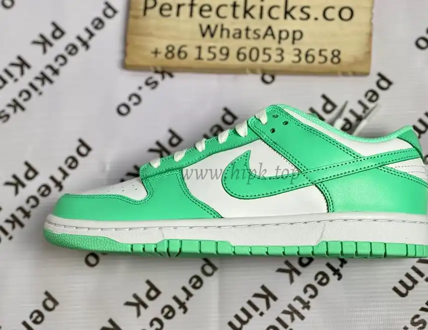 PK GOD nike dunk low Green Glow retail materials ready to ship