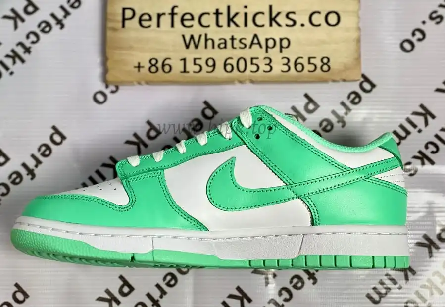 PK GOD nike dunk low Green Glow retail materials ready to ship