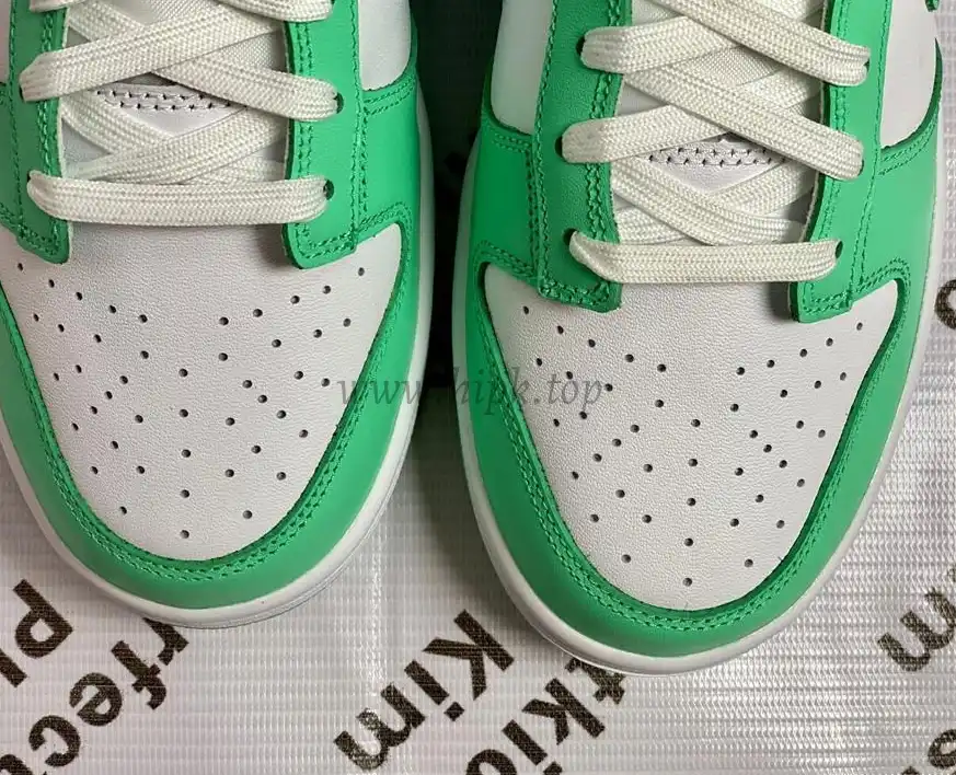 PK GOD nike dunk low Green Glow retail materials ready to ship