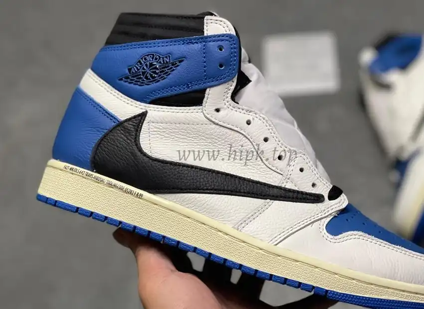 PK 4.0 Travis Scott X Fragment X Air Jordan 1 High OG retail materials ready to ship