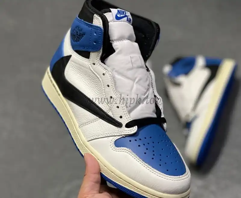 PK 4.0 Travis Scott X Fragment X Air Jordan 1 High OG retail materials ready to ship