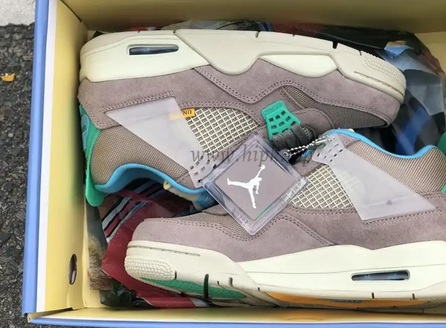 PK God Union LA x Air Jordan 4 ‘’Taupe Haze‘’retail materials ready to ship