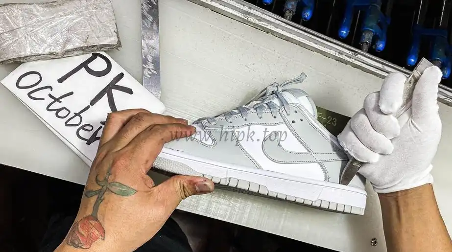 PK GOD nike dunk low photon dust retail materials ready to ship