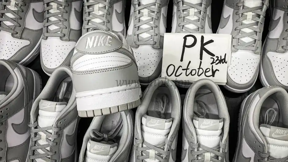 PK GOD nike dunk low photon dust retail materials ready to ship