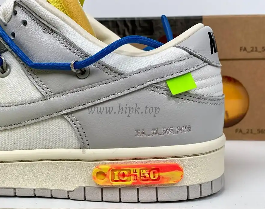 Pk God off white X dunk low the 50 NO.10 retail materials ready to ship