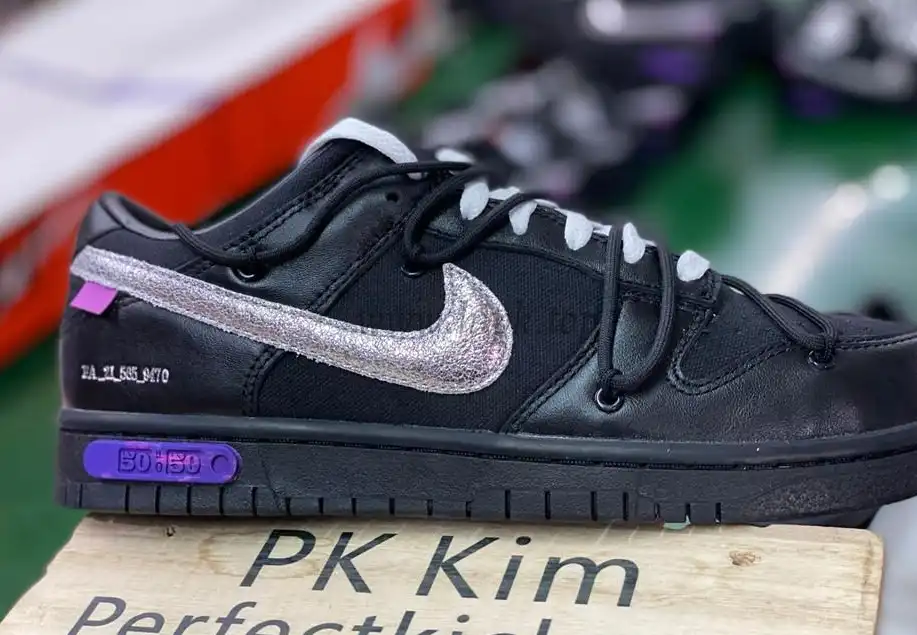 Pk God off white X dunk low the 50 NO.50 retail materials ready to ship