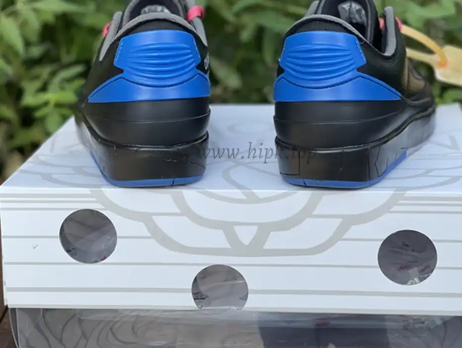 PK God OFF-WHITE x Air Jordan 2 blue Low retail materials ready to ship