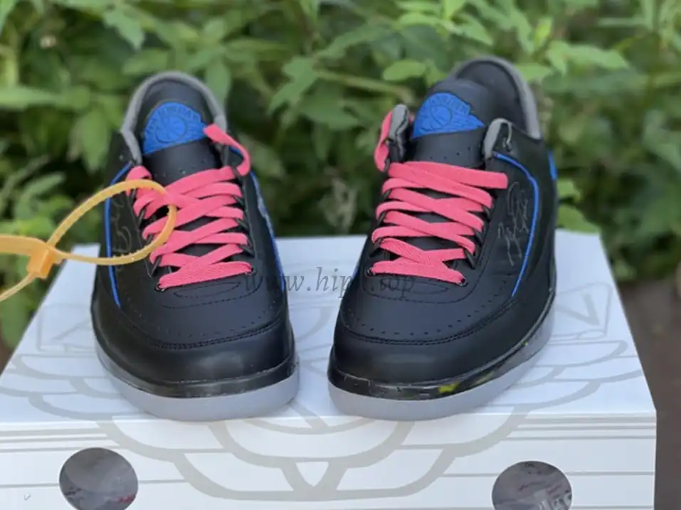 PK God OFF-WHITE x Air Jordan 2 blue Low retail materials ready to ship