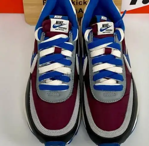 PK GOD Nike Vaporwaffle sacai Sesame Blue Void retail materials ready to ship