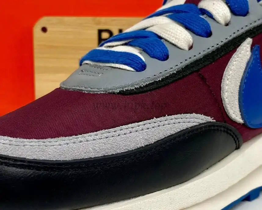 PK God LDWaffle x sacai x UNDERCOVER Night Maroon and Team Royal retail materials ready to ship