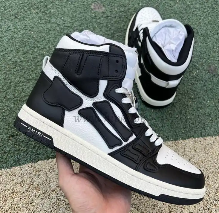 Pk God Amiri Men’s Skel high Sneakers black retail materials ready to ship