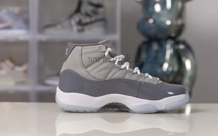 PK GOD Air Jordan 11 cool grey retail materials ready to ship