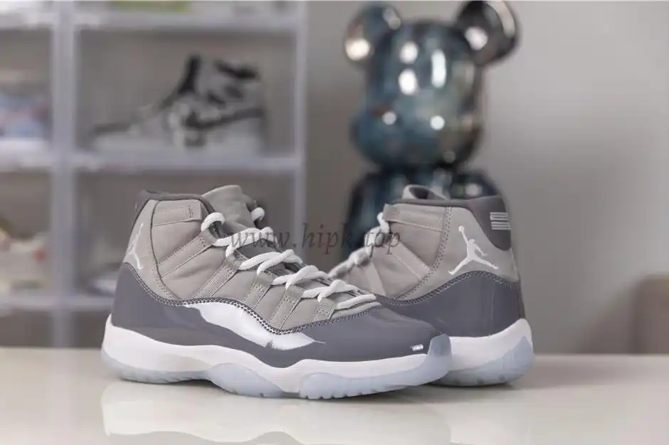 PK GOD Air Jordan 11 cool grey retail materials ready to ship