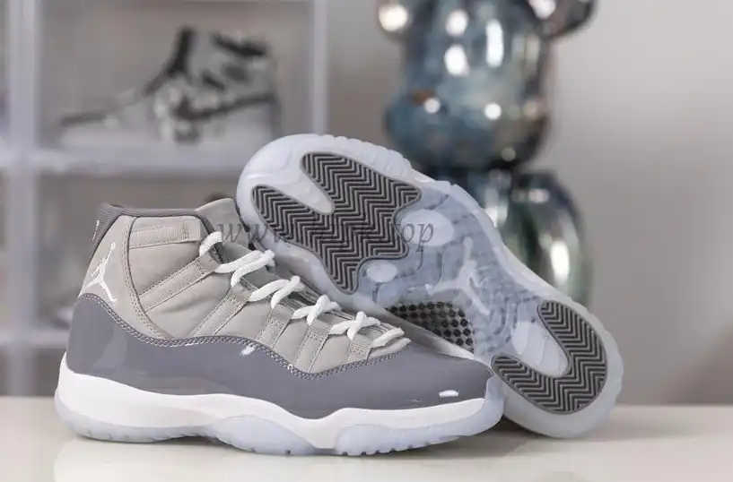 PK GOD Air Jordan 11 cool grey retail materials ready to ship