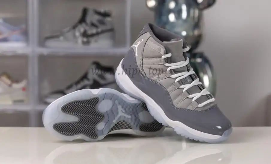 PK GOD Air Jordan 11 cool grey retail materials ready to ship